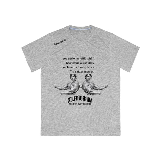 Men's Motivational Sports T-Shirt - MirrorFlex Gym Wear