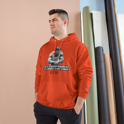 Motivational Champion Hoodie - 'WIN' Quote | Fitness Apparel